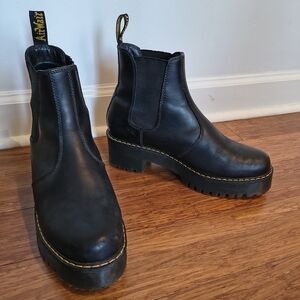 Dr. Martens Black Leather Chelsea Boots